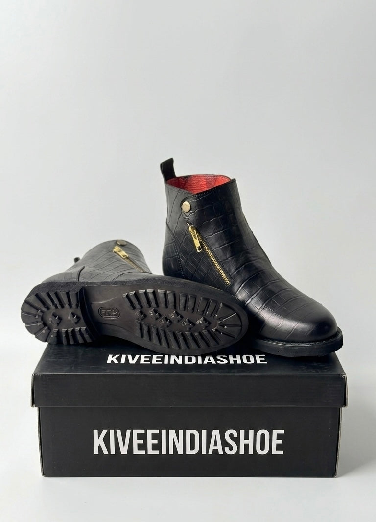 Both Side Zip | Handcrafted Shoe