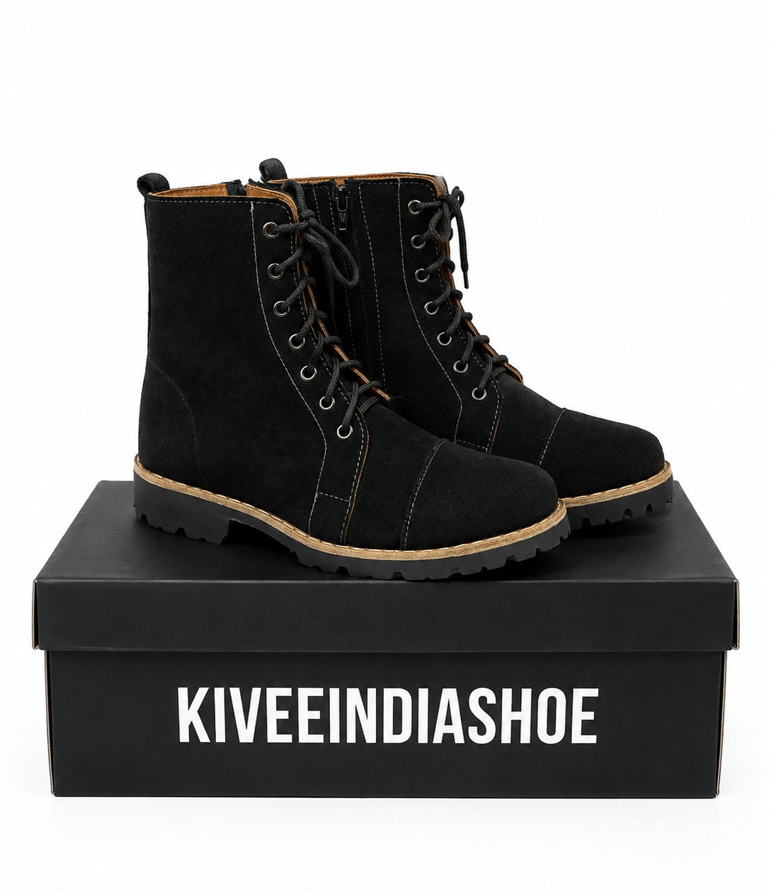Suede Leather | Lace Up Shoe .