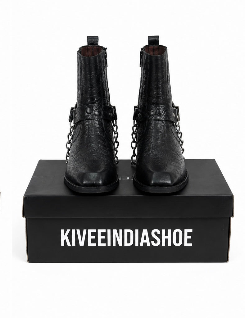 Harness boot |Handmade Leather Boot