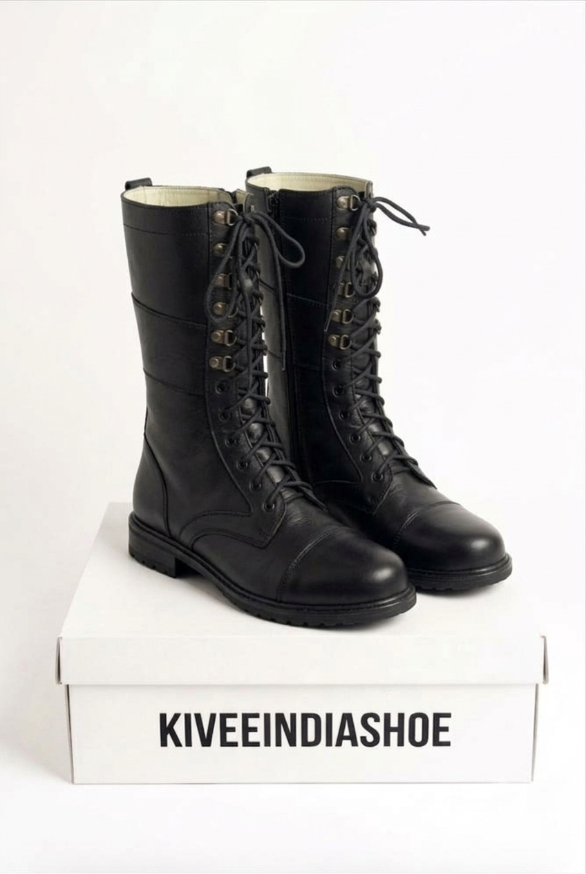 Long Lace Up Boot | Handcrafted Boot