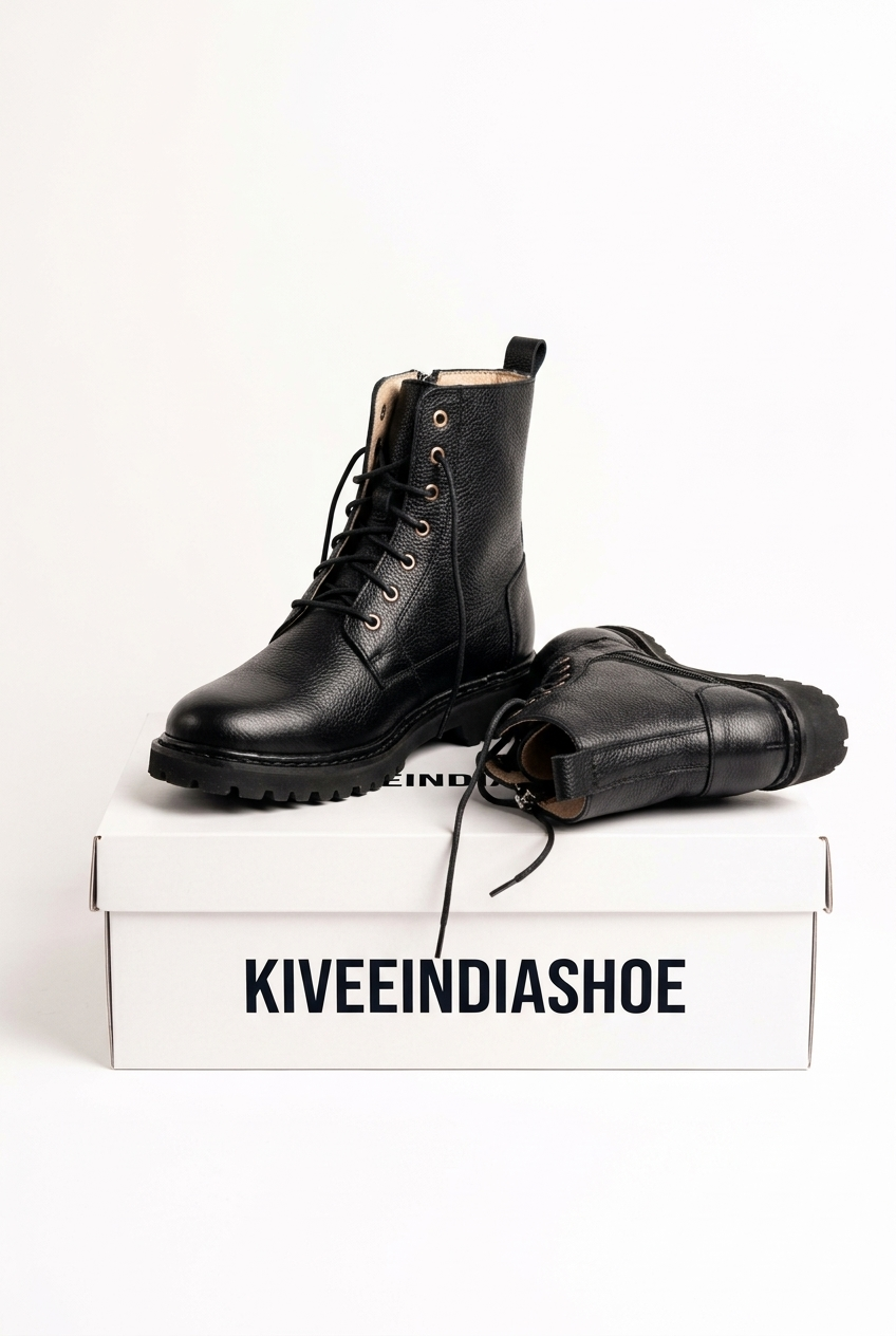 Kiveeindia | Black Lace Shoe