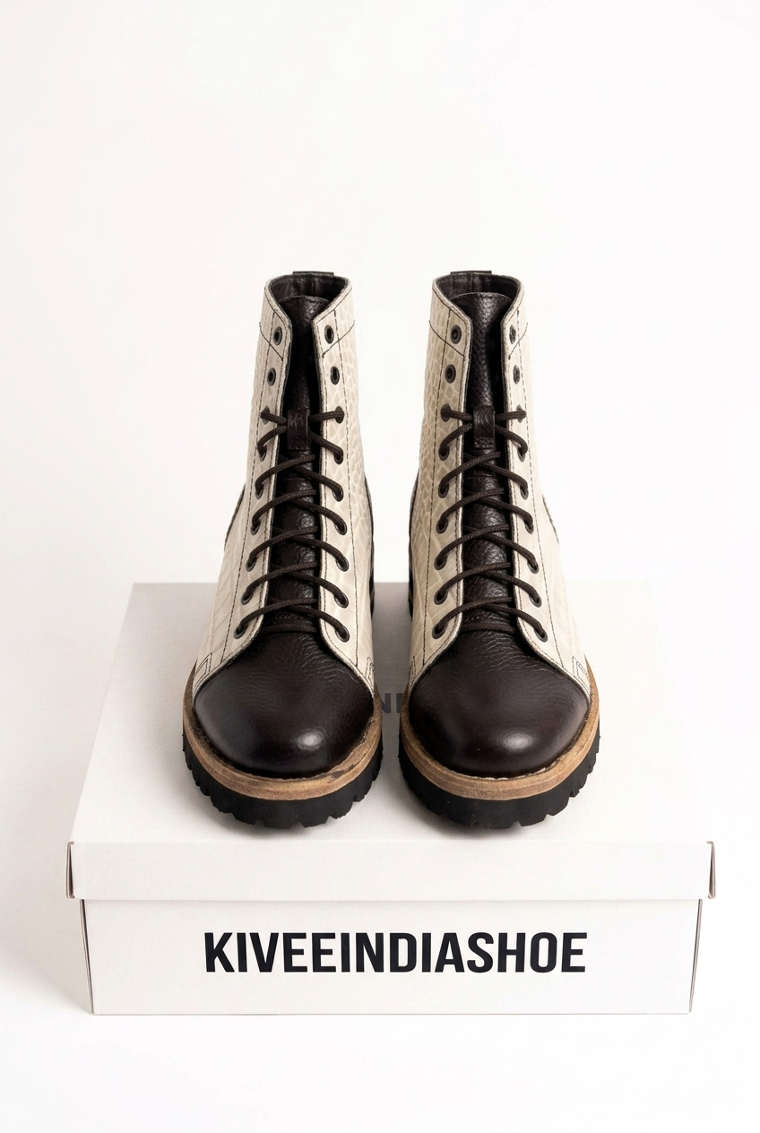 Monkey Boot| Printed Leather