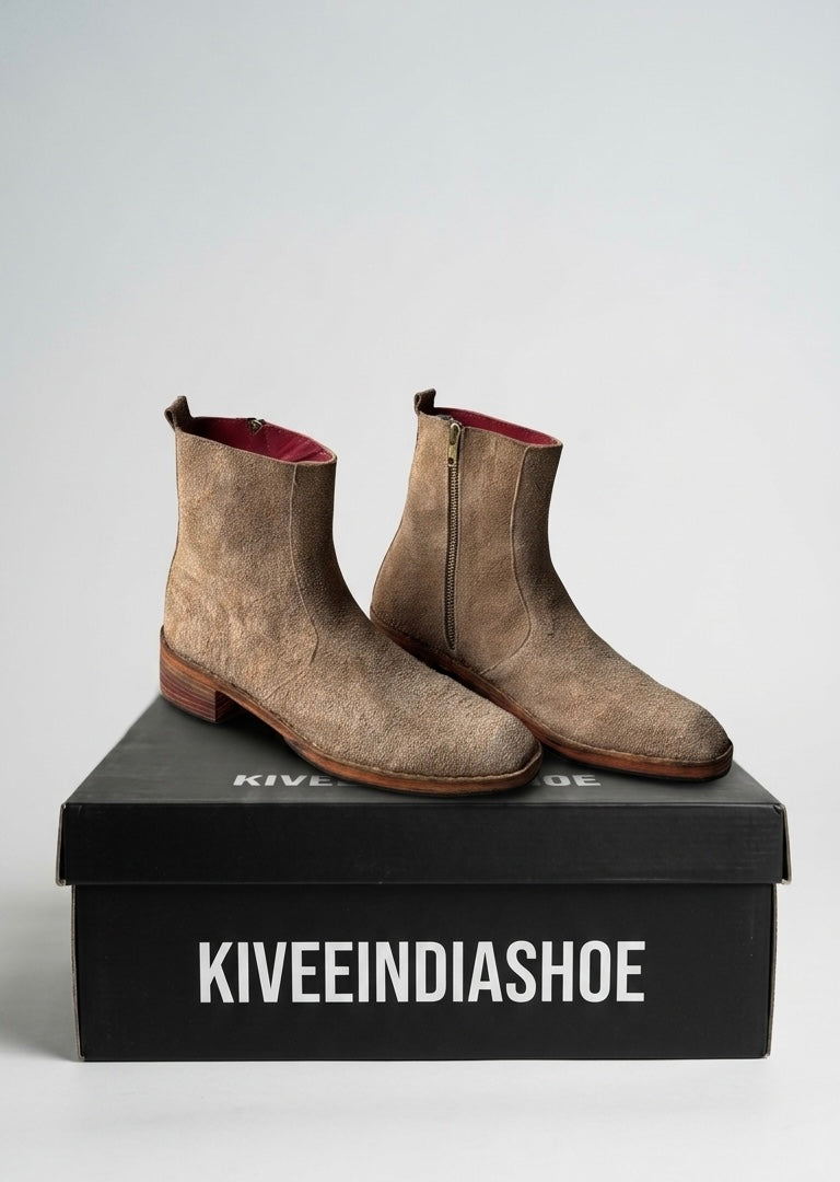Suede | Handcrafted Chelsea Boot.