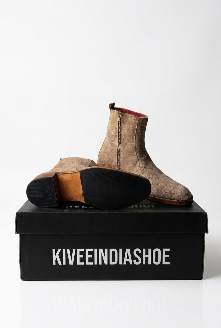 Suede | Handcrafted Chelsea Boot.