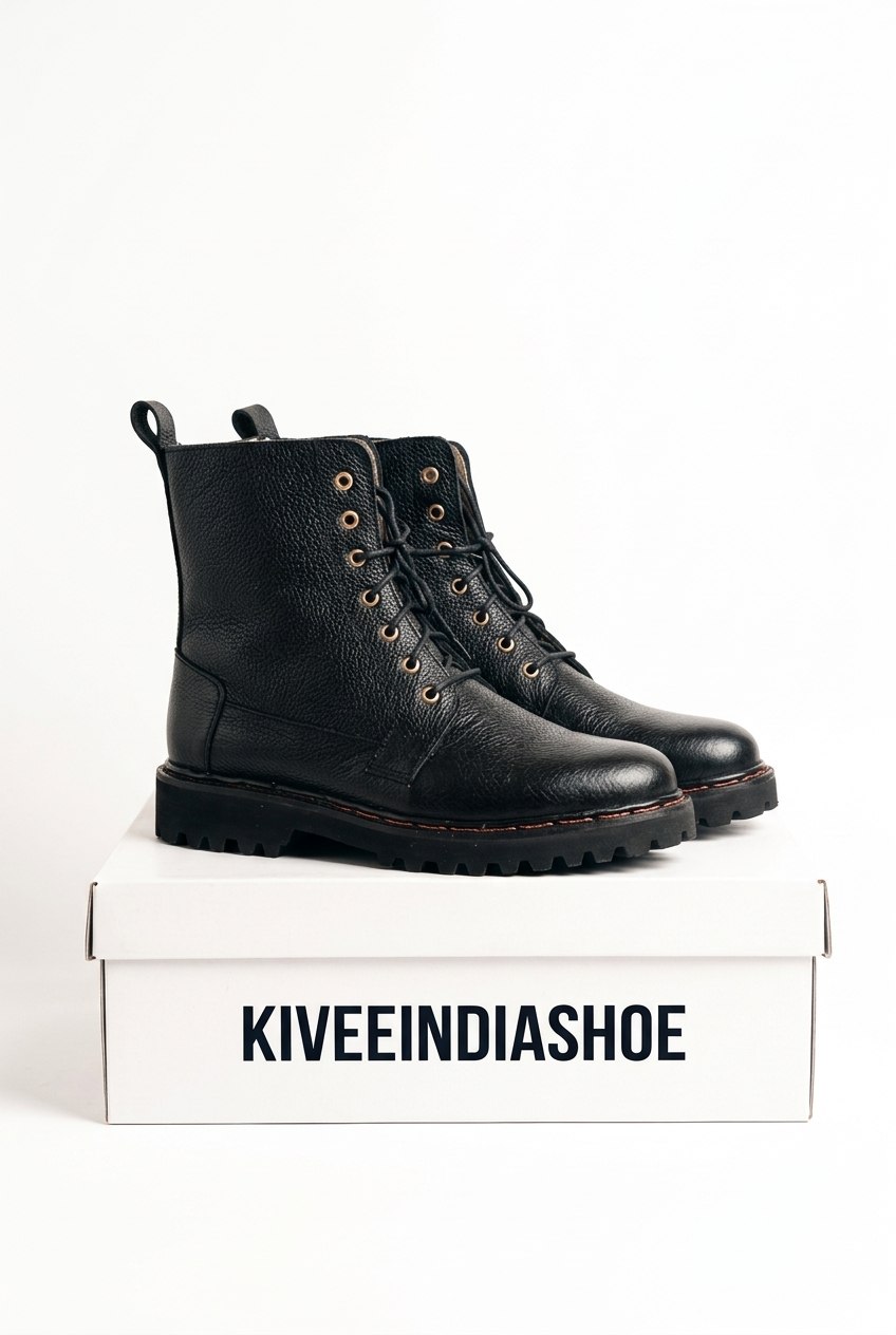 Kiveeindia | Black Lace Shoe