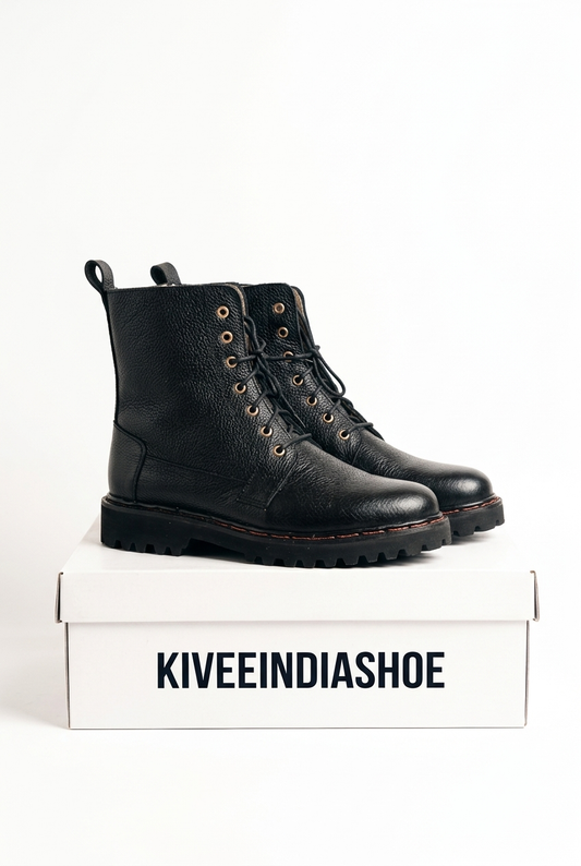 Kiveeindia | Black Lace Shoe