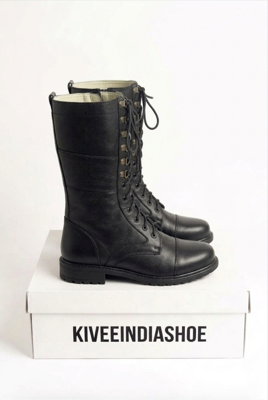 Long Lace Up Boot | Handcrafted Boot