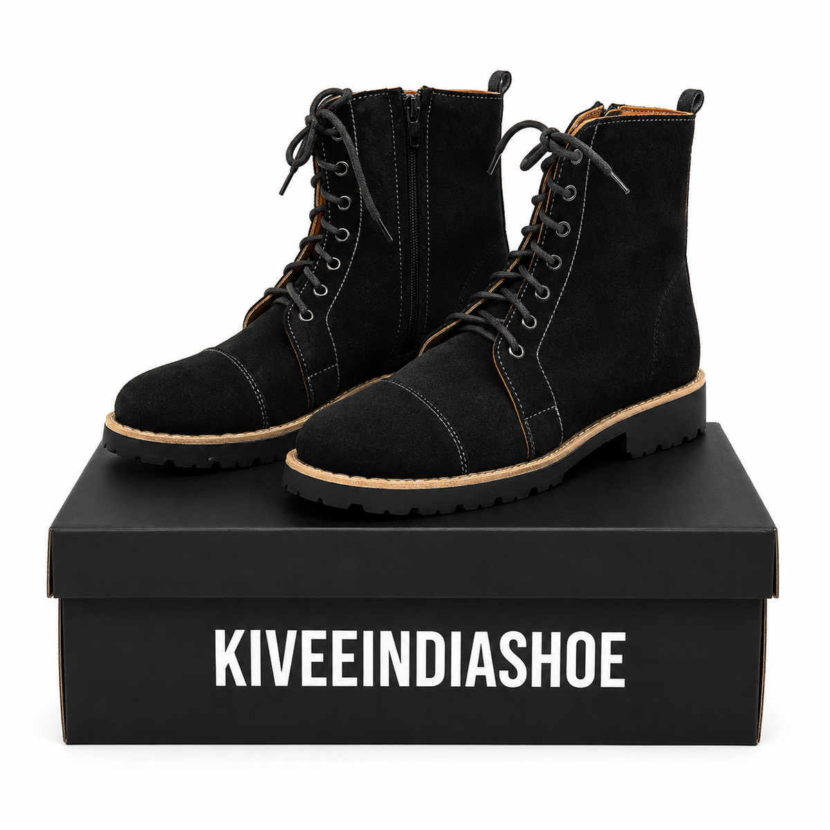 Suede Leather | Lace Up Shoe .
